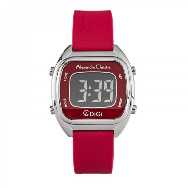 Alexandre Christie AC DIGI 9335 Silver Red LHRSSRE